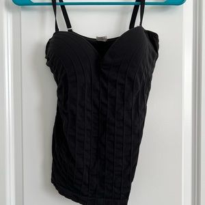 VS Push-up crop top - black